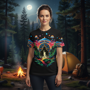 Bigfoot Mountain Adventure All Over Print Shirt