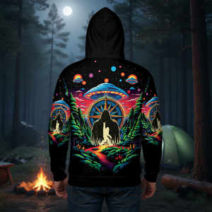 Bigfoot Mountain Adventure All Over Print Shirt