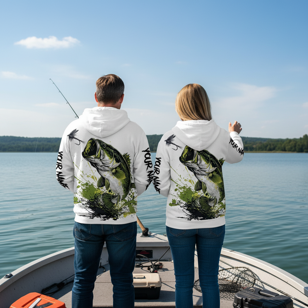Custom Name Largemouth Bass All Over Print Shirt