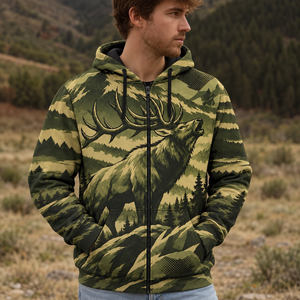 Elk Mountain Peaks Camo All Over Print