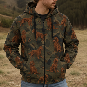 Irish Setter Camouflage All Over Print