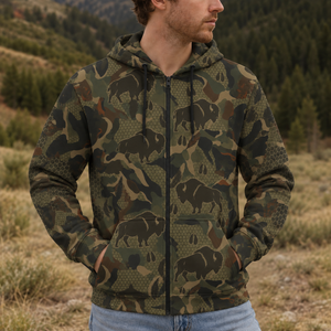 Bison Hunting All Over Print
