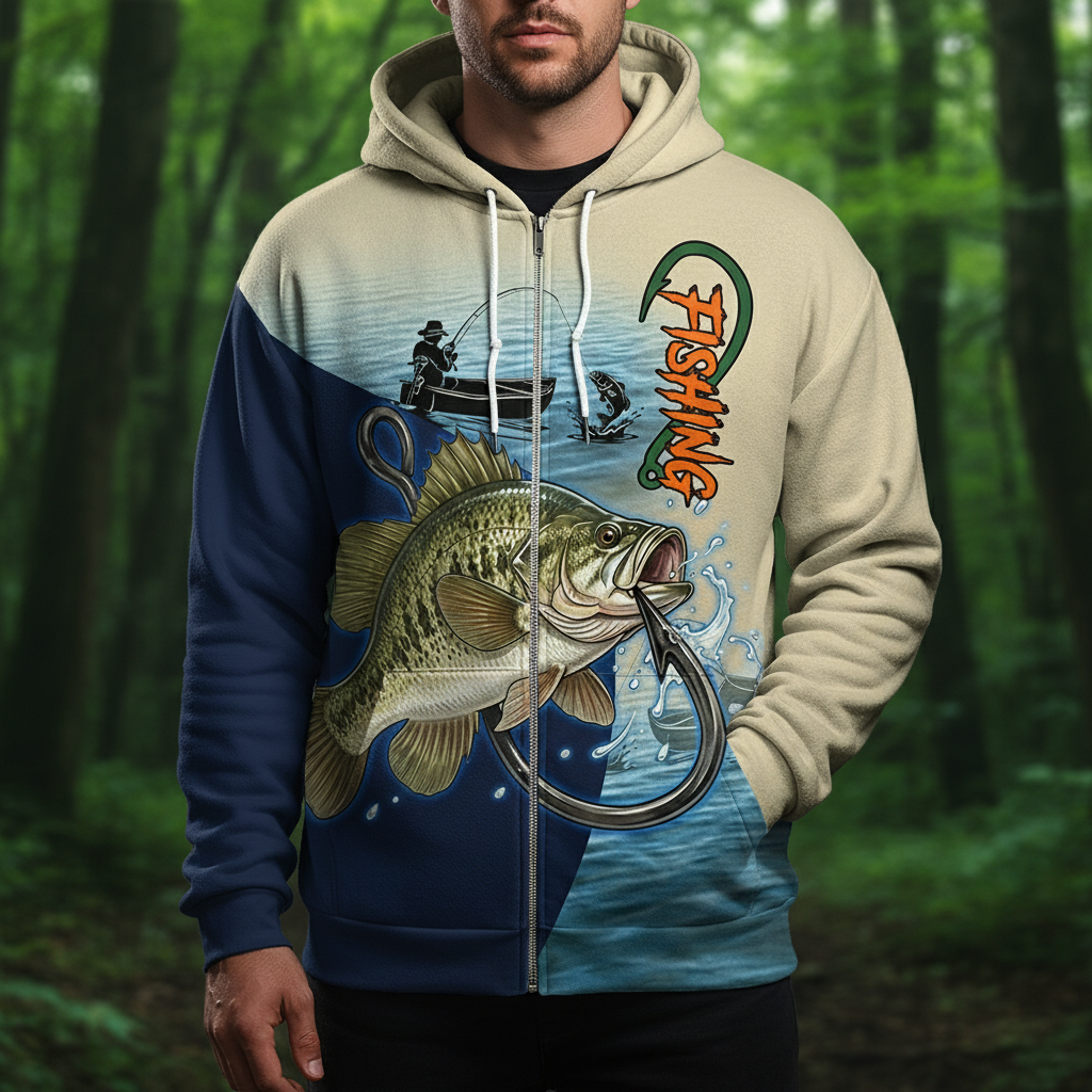 Bass Fishing All Over Print Shirt