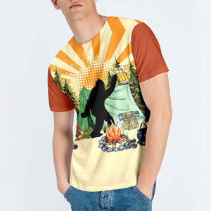 It's Always Beer O'clock At The Campsite All Over Print Shirt