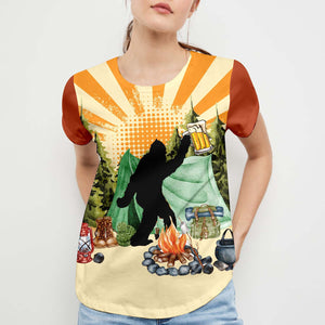 It's Always Beer O'clock At The Campsite All Over Print Shirt