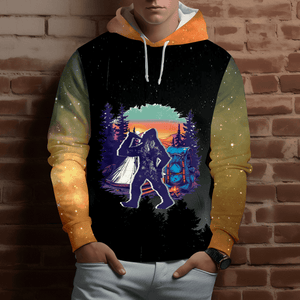 Camping God Is Great Beer Is Good and People Are Crazy All Over Print Shirt