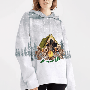 Today's Good Mood Is Sponsored By Camping and Beer All Over Print Shirt