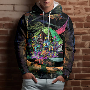 Camping Stay Trippie Little Hippie All Over Print Shirt