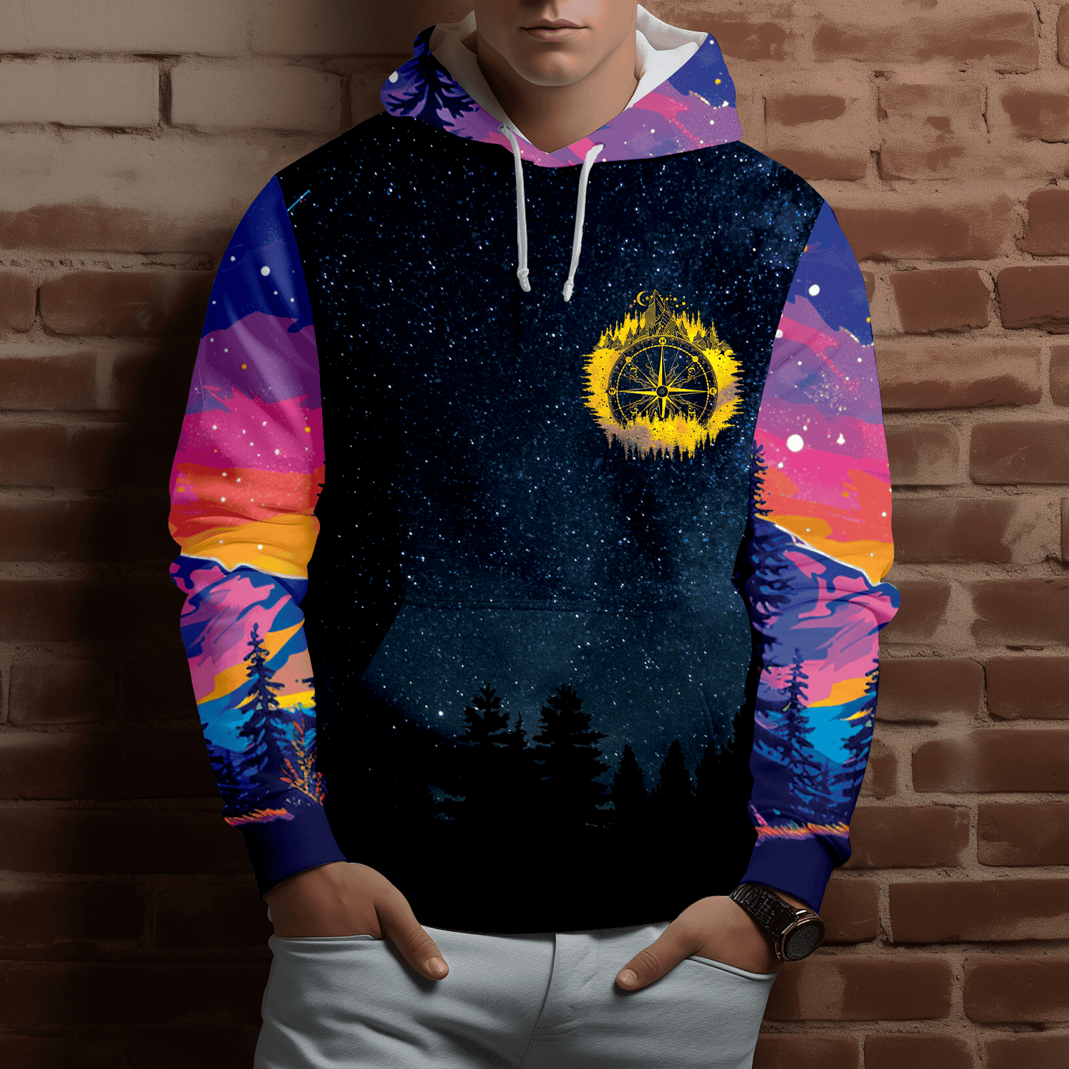 Camping No City Lights Just Campfire Nights All Over Print Shirt