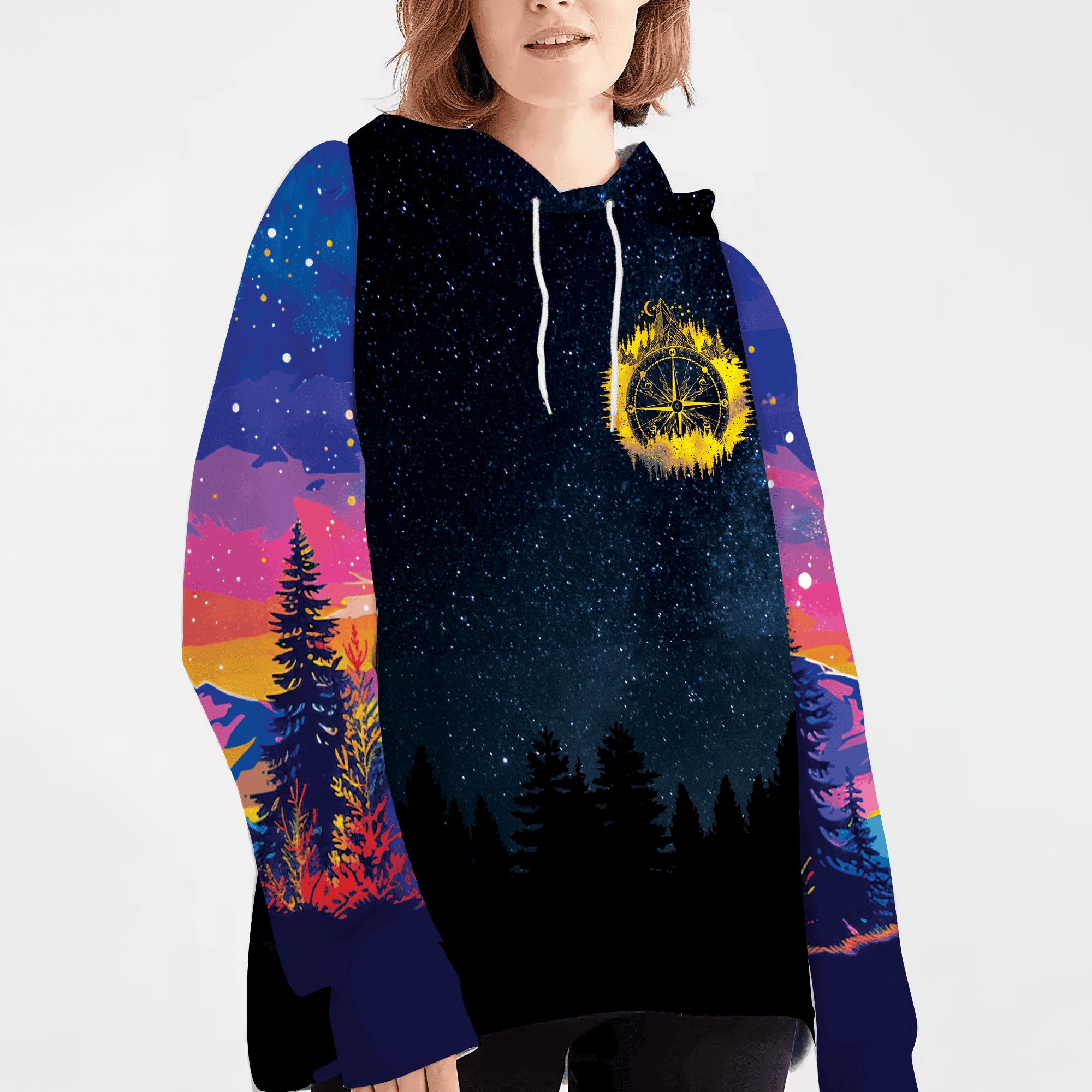 Camping No City Lights Just Campfire Nights All Over Print Shirt
