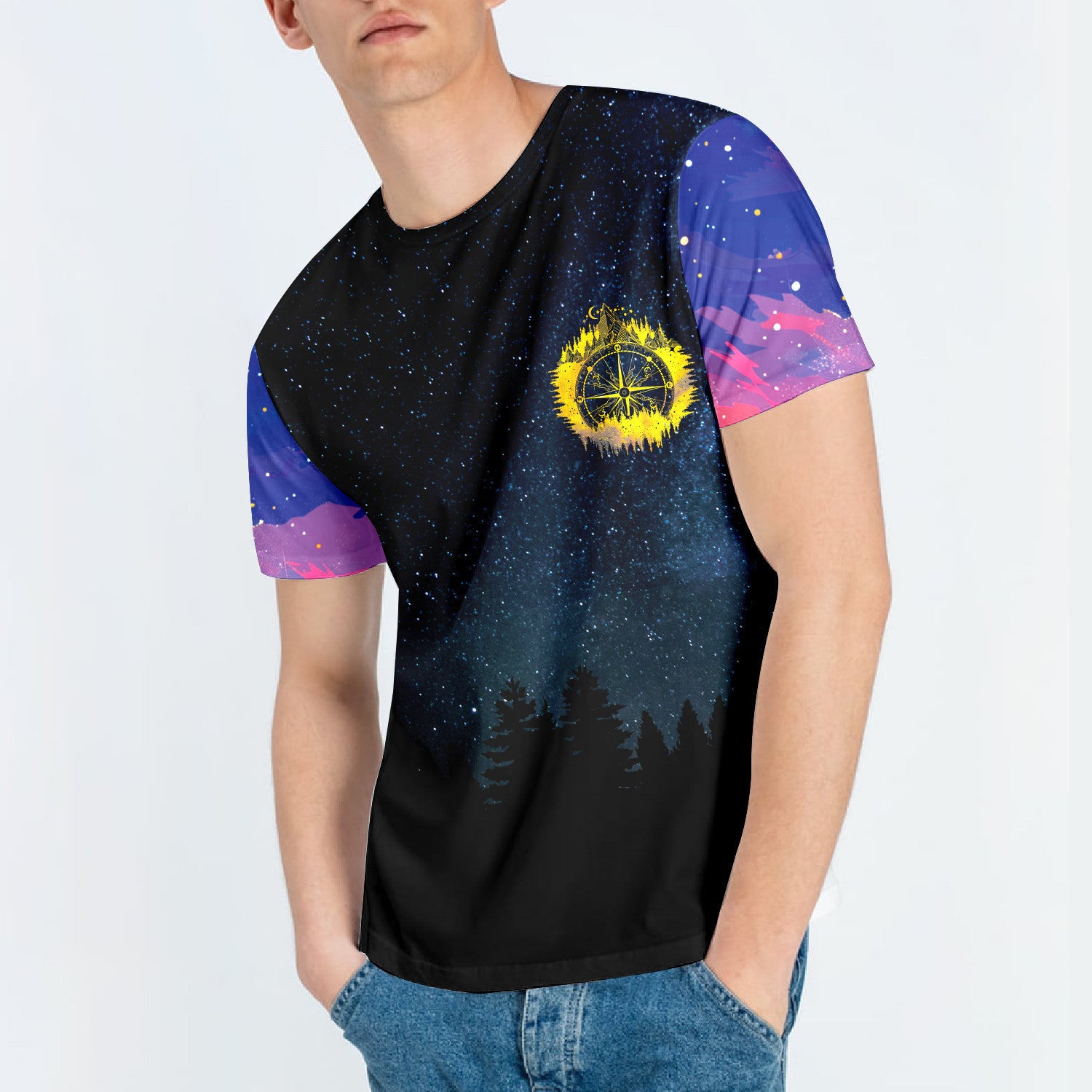Camping No City Lights Just Campfire Nights All Over Print Shirt