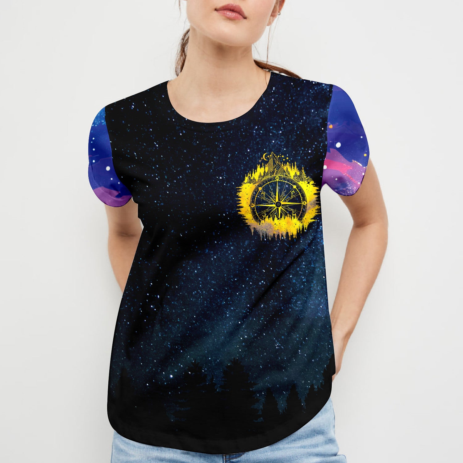 Camping No City Lights Just Campfire Nights All Over Print Shirt