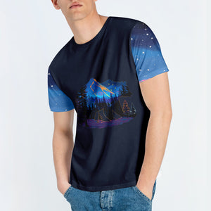 Weekend Forecast Camping With A Chance Of Drinking All Over Print Shirt