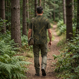 Wild Boar Hunting Men Polo Shirt