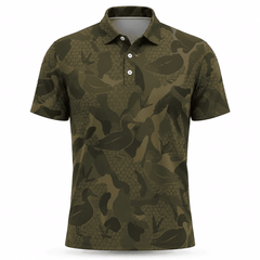 Mallard Duck Hunting Men Polo Shirt