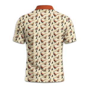 Pheasant Hunting Men Polo Shirt
