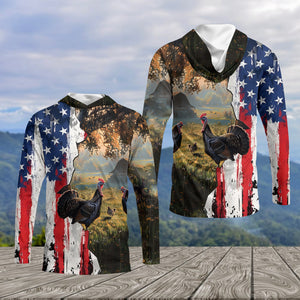 Realistic Patriotic Turkey  Peaceful All Over Print Shirt