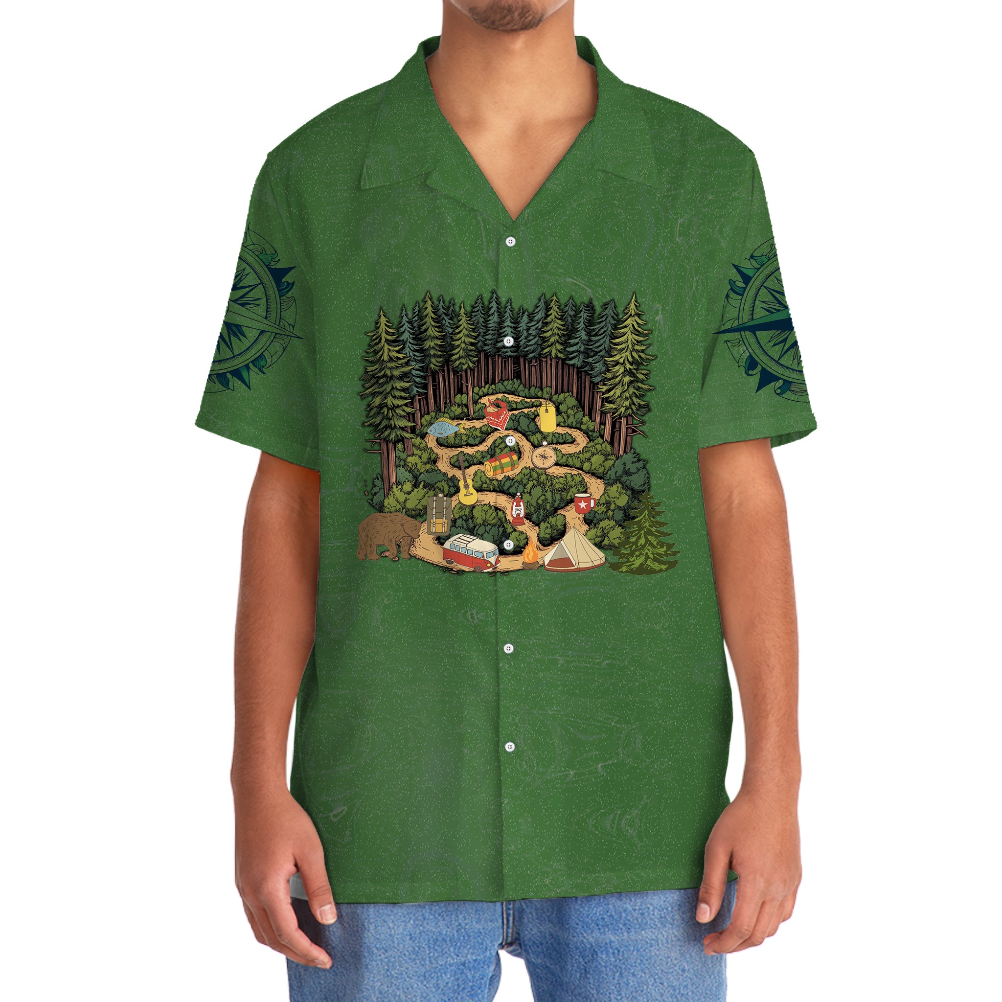 Camping Is A-Maze-Ing Hawaiian Shirt