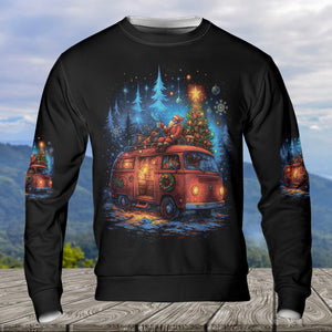 Camping Night Christmas Wonderful All Over Print Shirt