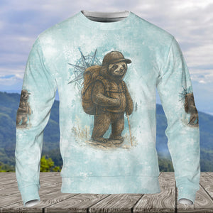 Sloth Not All Who Wander Are Lost All Over Print Shirt
