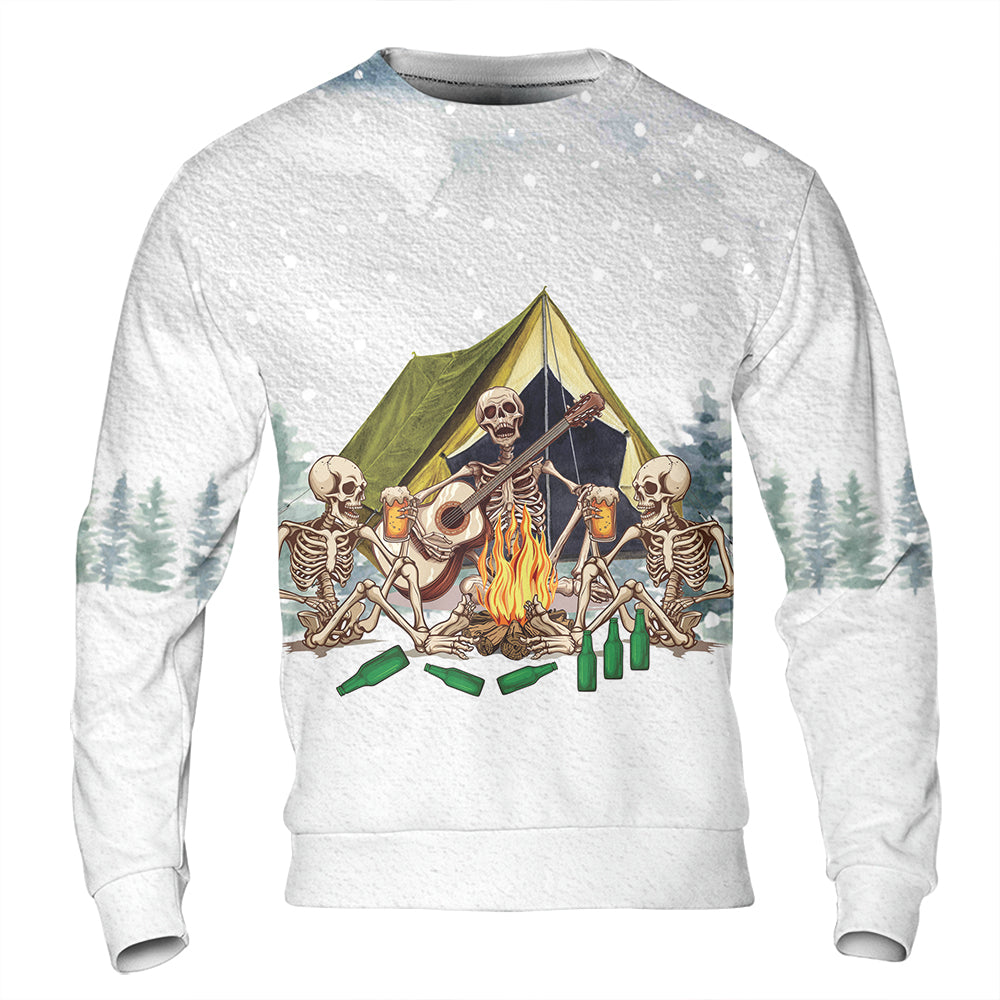 Today's Good Mood Is Sponsored By Camping and Beer All Over Print Shirt