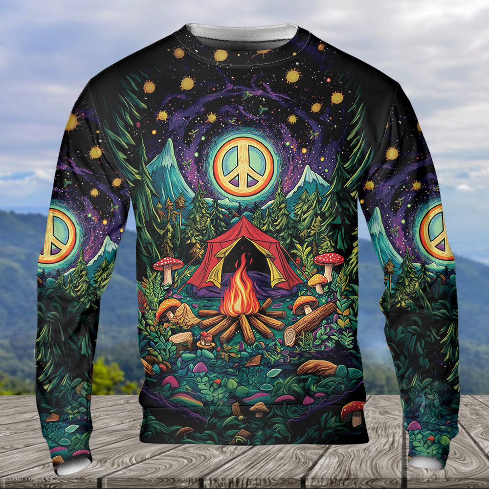 Campfire Peace Life All Over Print Shirt
