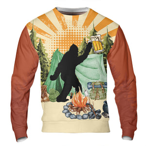 It's Always Beer O'clock At The Campsite All Over Print Shirt