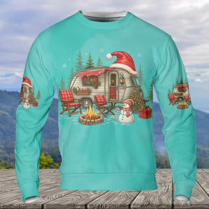 All I Want For Christmas Is Camping All Over Print Shirt