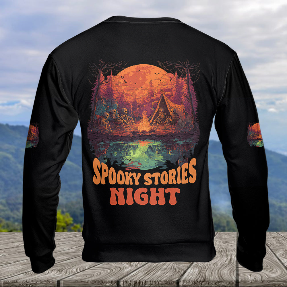 Upside-Down Haunted Camping All Over Print Shirt