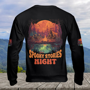 Upside-Down Haunted Camping All Over Print Shirt