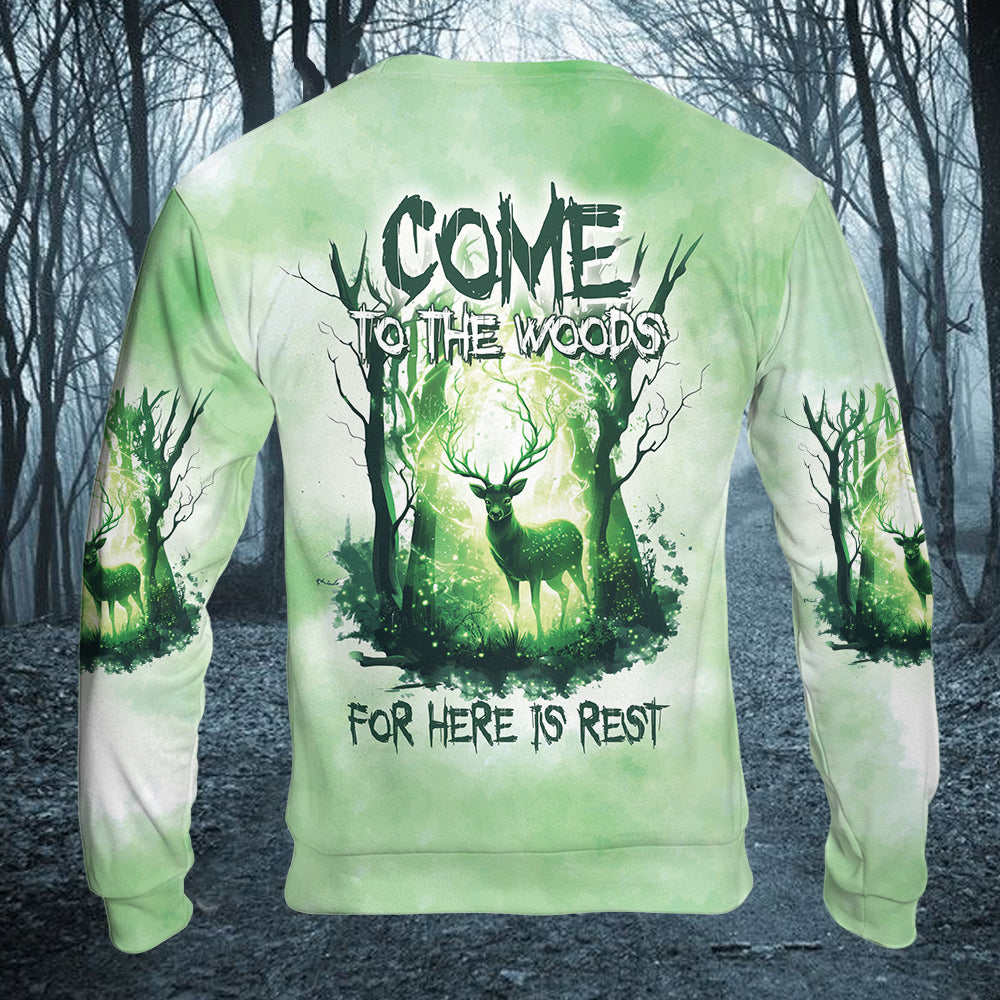 Come To The Woods For Here Is Rest All Over Print Shirt