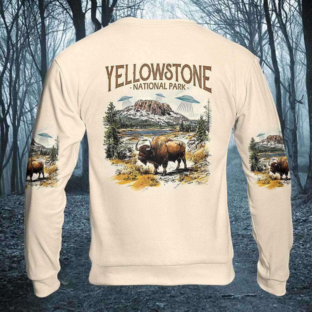 Vintage Yellowstone National Park All Over Print Shirt