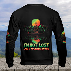 I'm Not Lost Just Avoiding Idiots All Over Print Shirt