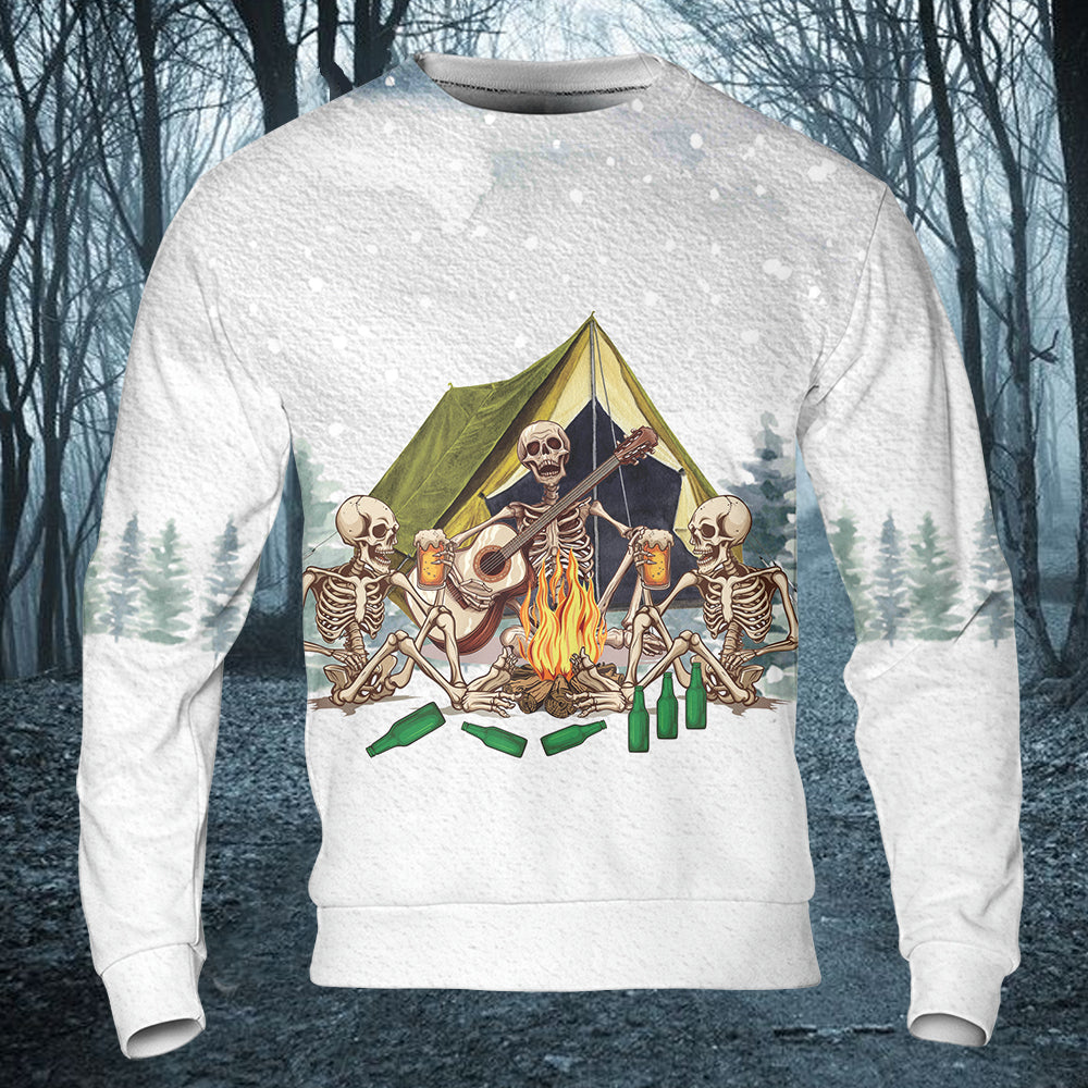 Today's Good Mood Is Sponsored By Camping and Beer All Over Print Shirt