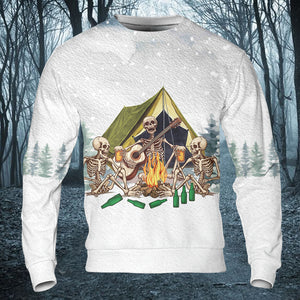 Today's Good Mood Is Sponsored By Camping and Beer All Over Print Shirt