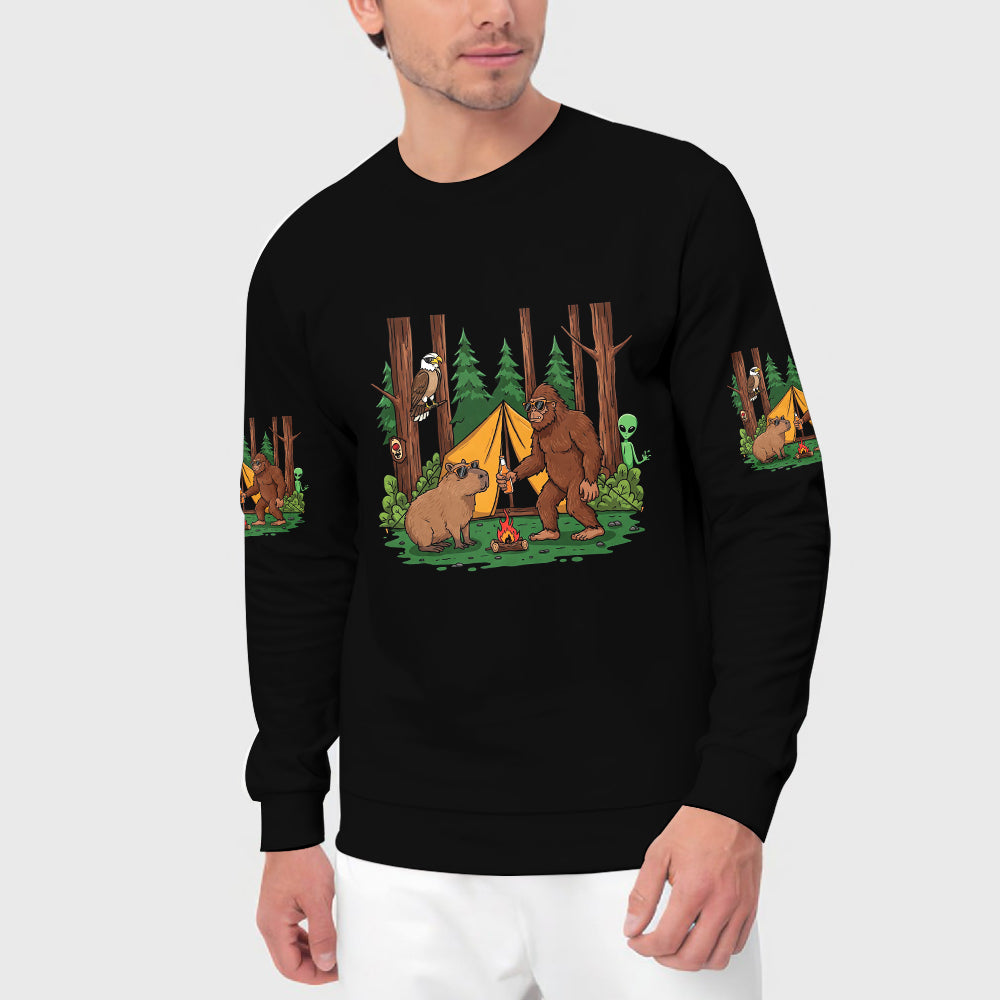 You Don't have To Be Crazy To Camp With Us All Over Print Shirt
