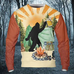 It's Always Beer O'clock At The Campsite All Over Print Shirt