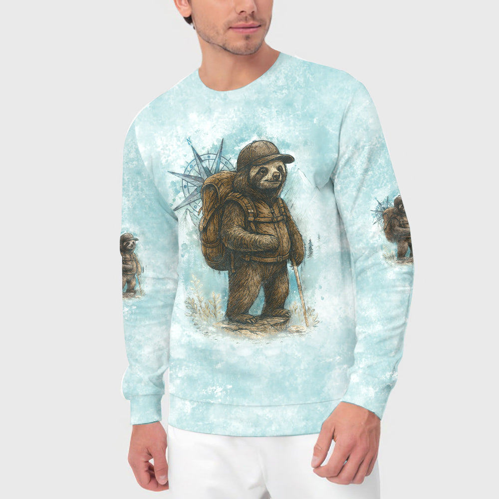 Sloth Not All Who Wander Are Lost All Over Print Shirt