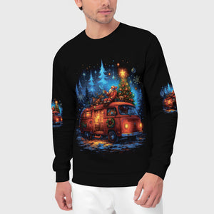 Camping Night Christmas Wonderful All Over Print Shirt