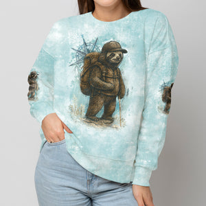 Sloth Not All Who Wander Are Lost All Over Print Shirt