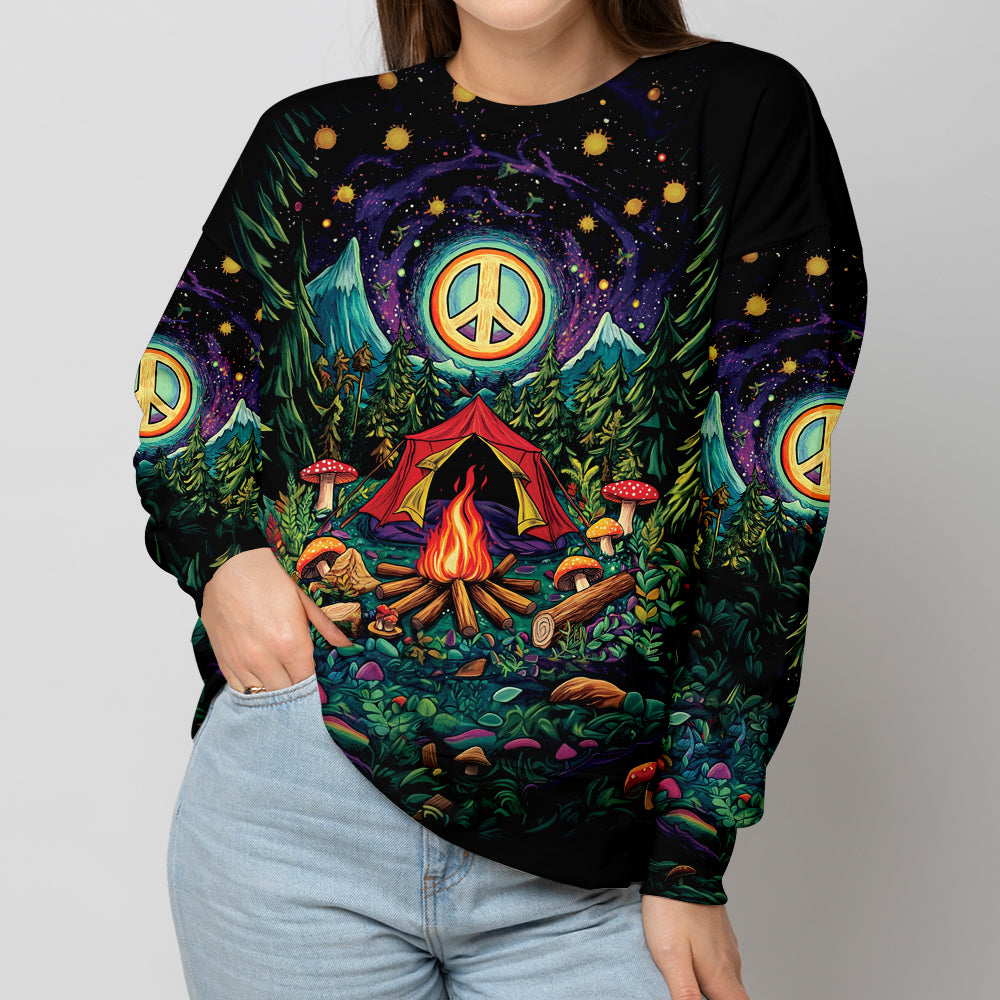 Campfire Peace Life All Over Print Shirt