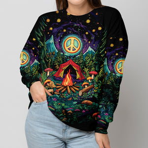 Campfire Peace Life All Over Print Shirt