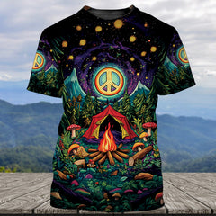 Campfire Peace Life All Over Print Shirt