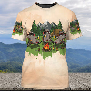 My Drinking Friends Have A Camping Problems All Over Print Shirt