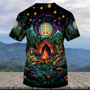 Campfire Peace Life All Over Print Shirt