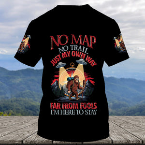 No Map No Trails Just My Own Way All Over Print Shirt