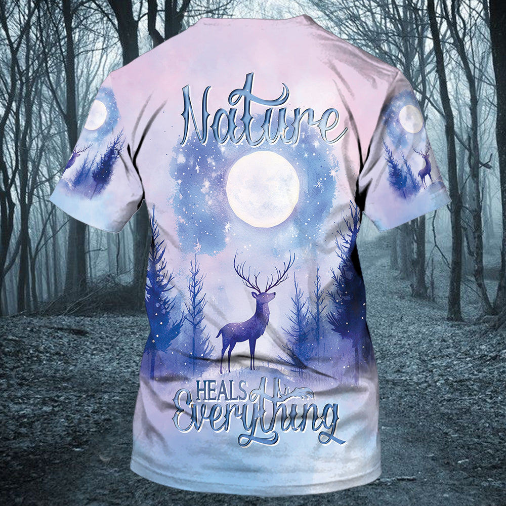 The Nature Heals Everything All Over Print Shirt
