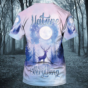 The Nature Heals Everything All Over Print Shirt