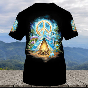 Peace Life Camper All Over Print Shirt