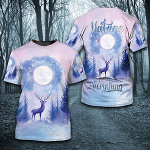 The Nature Heals Everything All Over Print Shirt